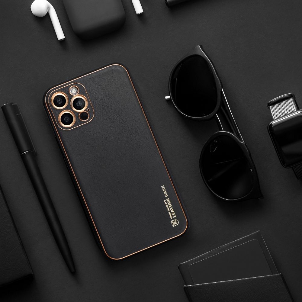 Usnjen ovitek za Samsung Galaxy A25 5G Heycase črn