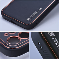 Usnjen ovitek za Samsung Galaxy A25 5G Heycase črn