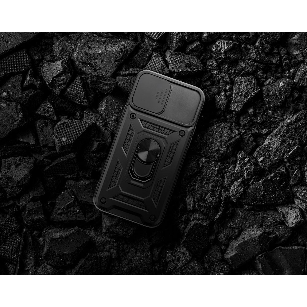 OVITEK ZA SAMSUNG GALAXY A15 5G HEYCASE CAMSHIELD ČRNÝ
