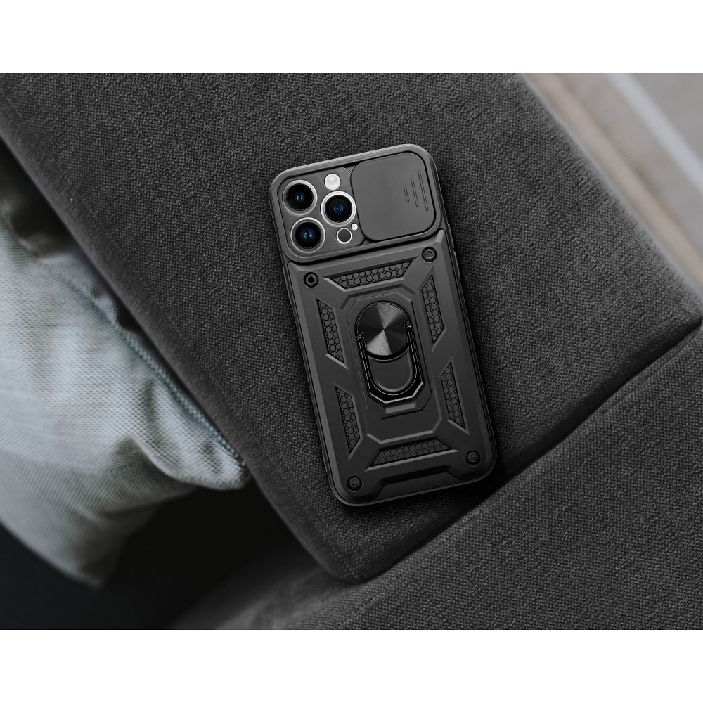 OVITEK ZA SAMSUNG GALAXY A15 5G HEYCASE CAMSHIELD ČRNÝ
