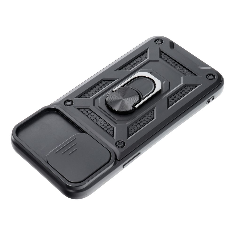 OVITEK ZA SAMSUNG GALAXY A55 5G HEYCASE CAMSHIELD ČRNÝ