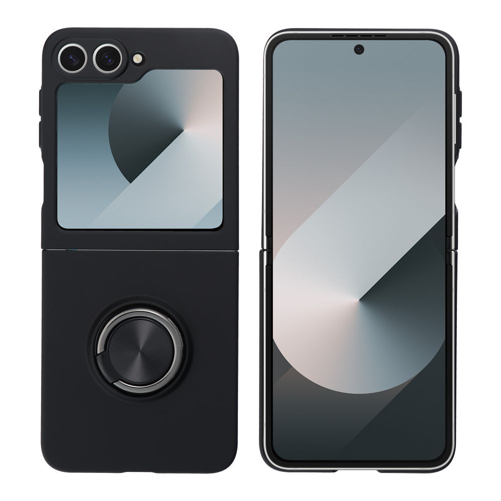 OVITEK ZA SAMSUNG GALAXY Z FLIP 6 HEYCASE RING ICON ČRNA