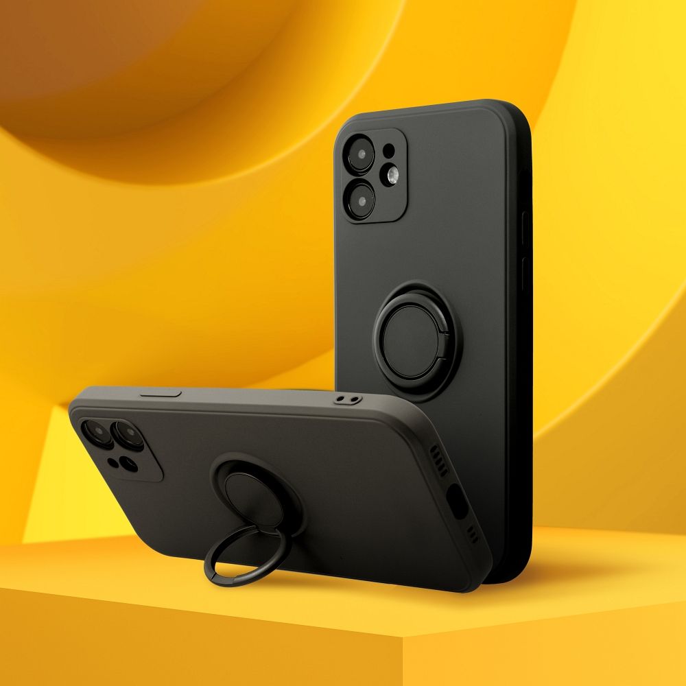 OVITEK ZA SAMSUNG GALAXY A25 5G HEYCASE SILIKONSKI PRSTAN ČRN