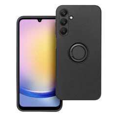 OVITEK ZA SAMSUNG GALAXY A25 5G HEYCASE SILIKONSKI PRSTAN ČRN
