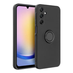 OVITEK ZA SAMSUNG GALAXY A25 5G HEYCASE SILIKONSKI PRSTAN ČRN