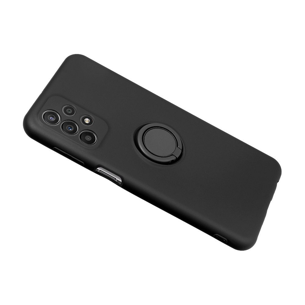 OVITEK ZA SAMSUNG GALAXY A25 5G HEYCASE SILIKONSKI PRSTAN ČRN