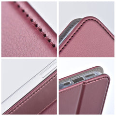 KNIŽNI OVITEK ZA REALME C67 HEYCASE SMART MAGNETO BOOK BURGUNDY