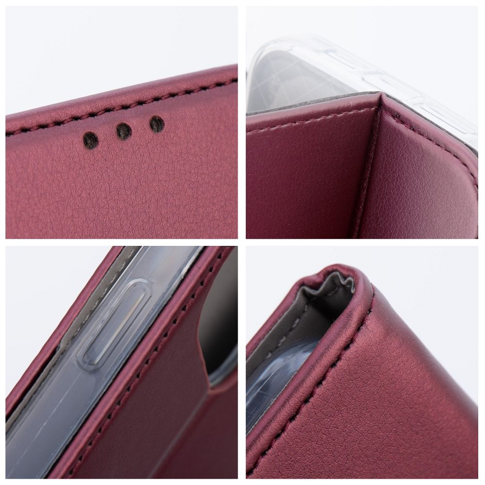 KNIŽNI OVITEK ZA REALME C67 HEYCASE SMART MAGNETO BOOK BURGUNDY