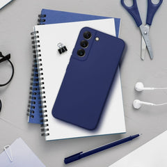 OVITEK ZA SAMSUNG GALAXY A25 5G HEYCASE MEHKA TEMNO MODRA