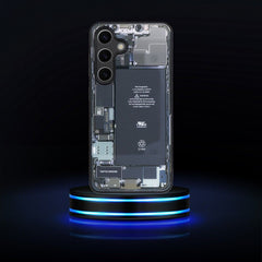 OVITEK ZA SAMSUNG GALAXY A55 5G HEYCASE ZERO ČRN / PROZOREN