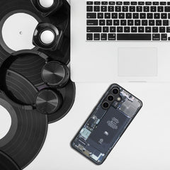 OVITEK ZA SAMSUNG GALAXY S23 FE HEYCASE ZERO ČRN / PROZOREN