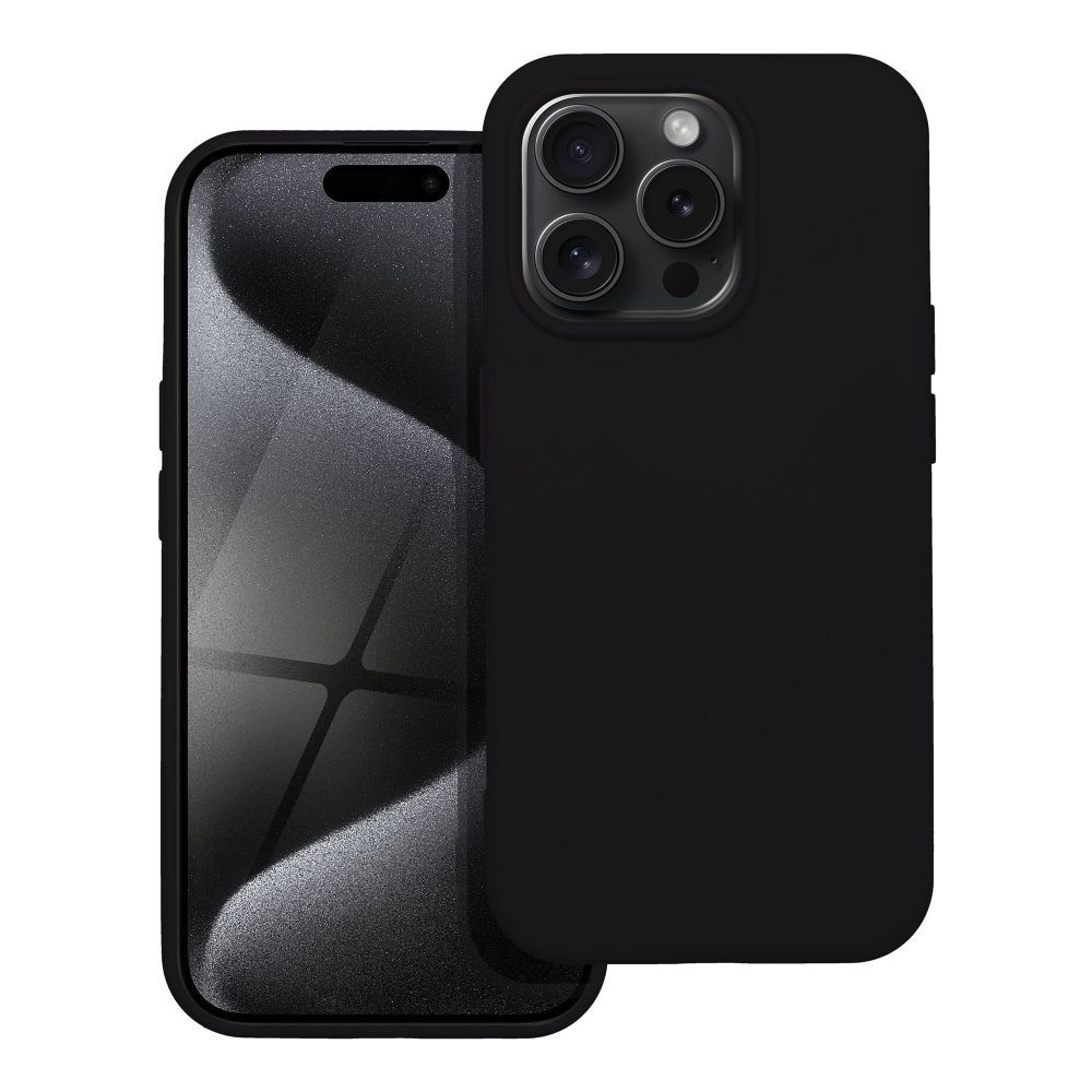 OVITEK ZA IPHONE 15 PRO HEYCASE SILIKON ČRNA LINIJA
