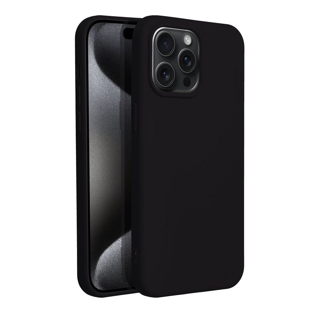 OVITEK ZA IPHONE 15 PRO MAX HEYCASE SILIKON ČRNA