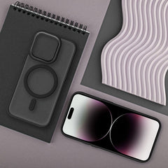 OVITEK ZA IPHONE 16 PRO MAX HEYCASE MAG MAGSAFE MAT ČRNA