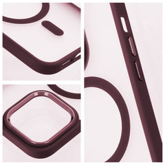 OVITEK ZA IPHONE 16 PRO HEYCASE MAG MAGSAFE PLUM RDEČA