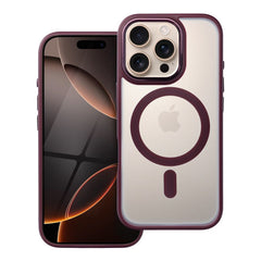OVITEK ZA IPHONE 16 PRO HEYCASE MAG MAGSAFE PLUM RDEČA