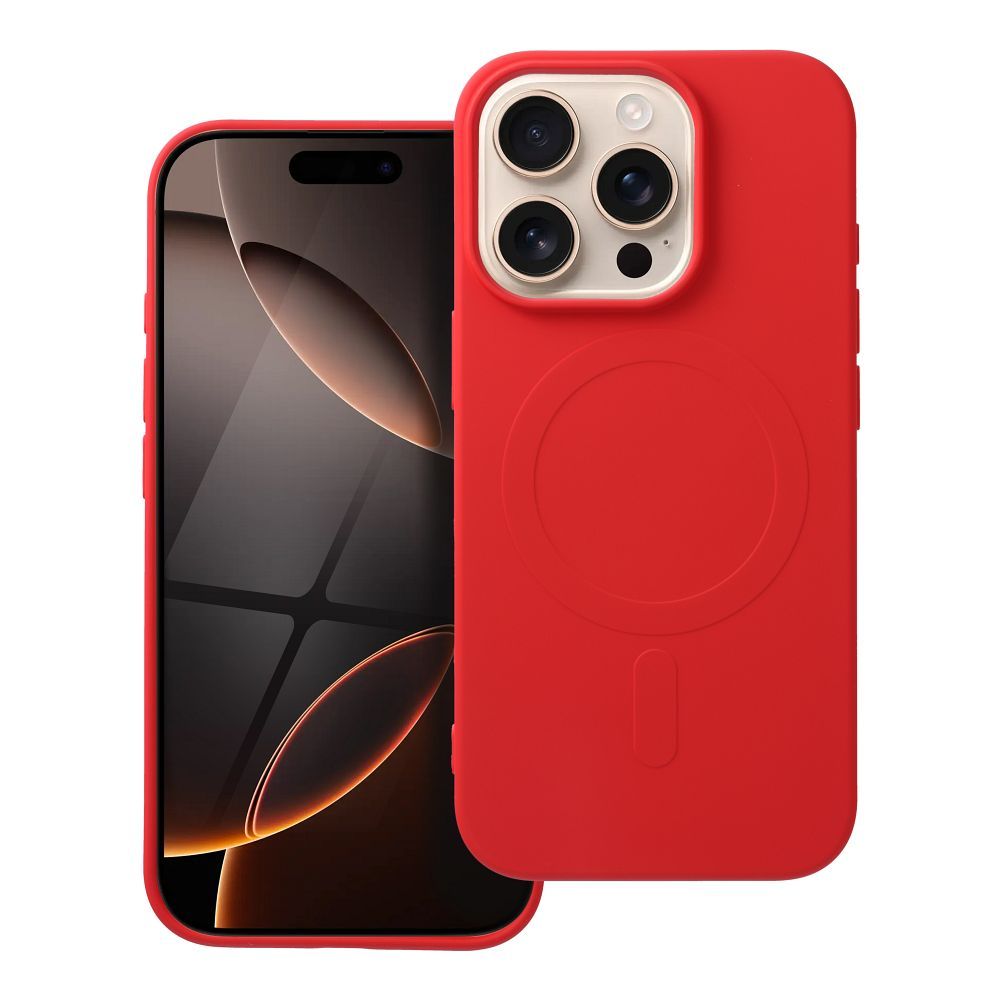 OVITEK ZA IPHONE 16 PRO MAX HEYCASE SILIKON MAG MAGSAFE RDEČA