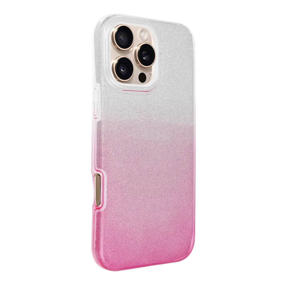 OVITEK ZA IPHONE 16 PRO MAX HEYCASE PURE SHINE ROZA / SREBRNA