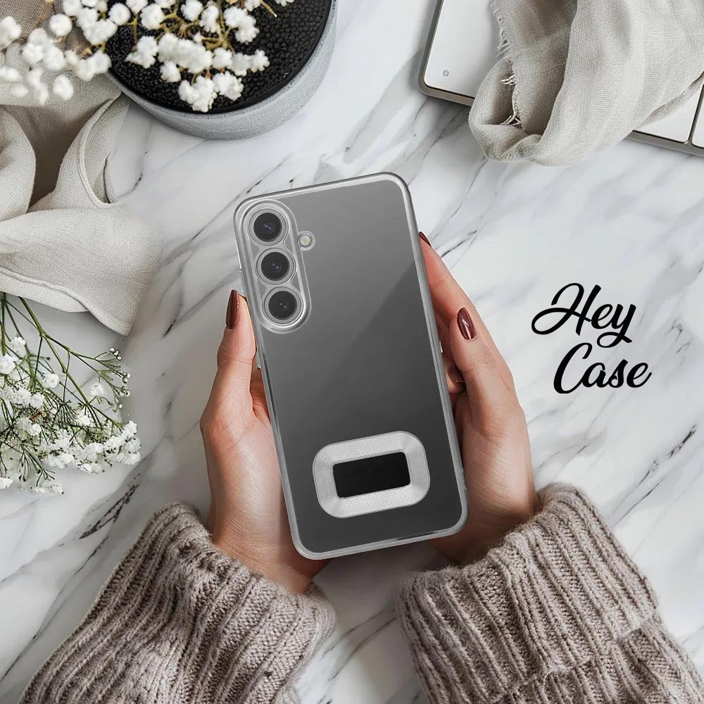 OVITEK ZA SAMSUNG GALAXY A15 5G / A15 4G HEYCASE GLAM SREBRNA