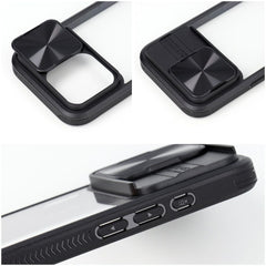 OVITEK ZA SAMSUNG GALAXY A15 5G HEYCASE SLIDER CAMSHIELD ČRN KRYT