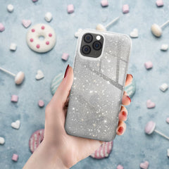 OVITEK ZA SAMSUNG GALAXY A16 4G / 5G HEYCASE GLITTER SREBRNA