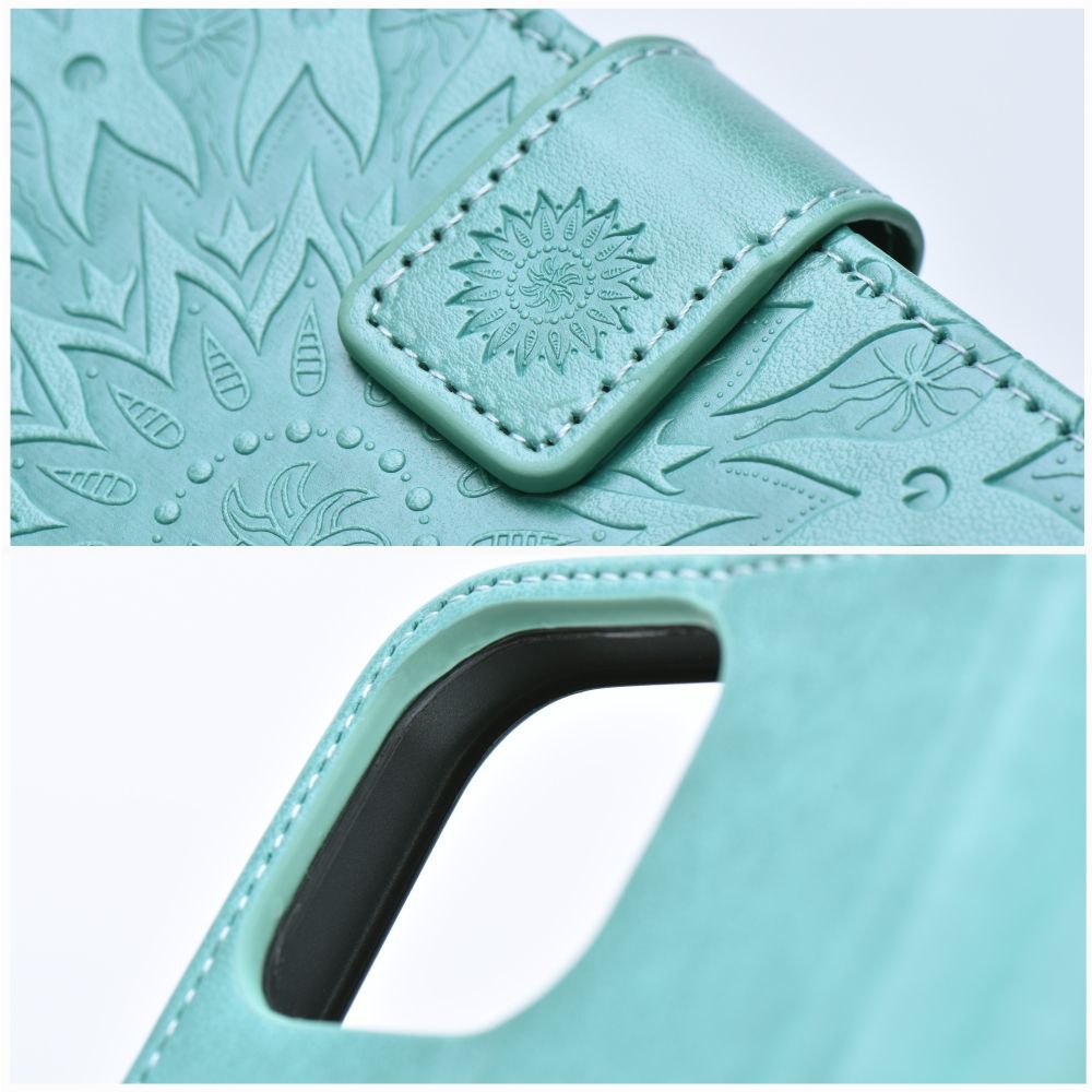 OVITEK ZA SAMSUNG GALAXY A16 4G / 5G HEYCASE MAGNET WALLET MANDALA ZELEN.