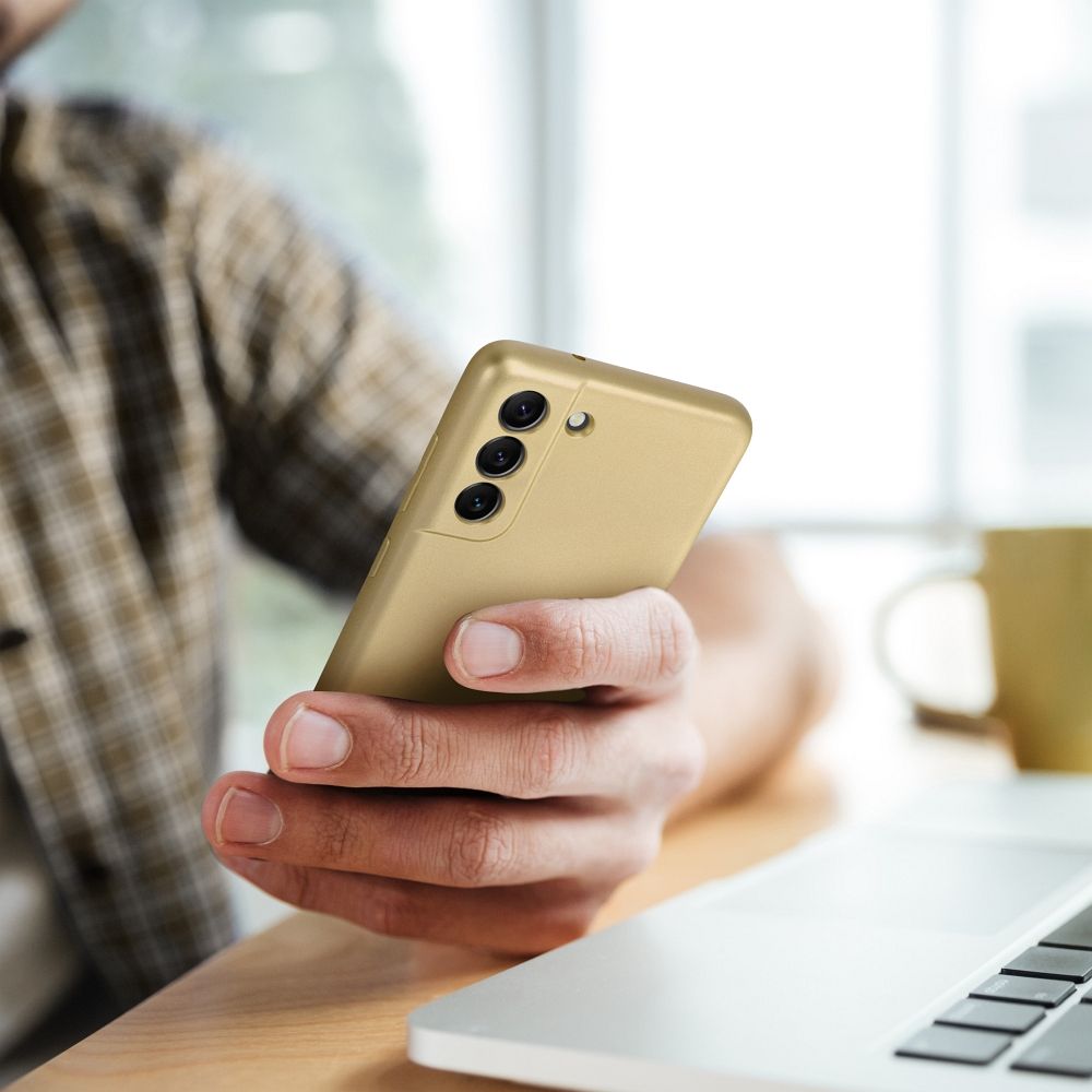 OVITEK ZA SAMSUNG GALAXY A16 4G / 5G HEYCASE METALNA ZLATA