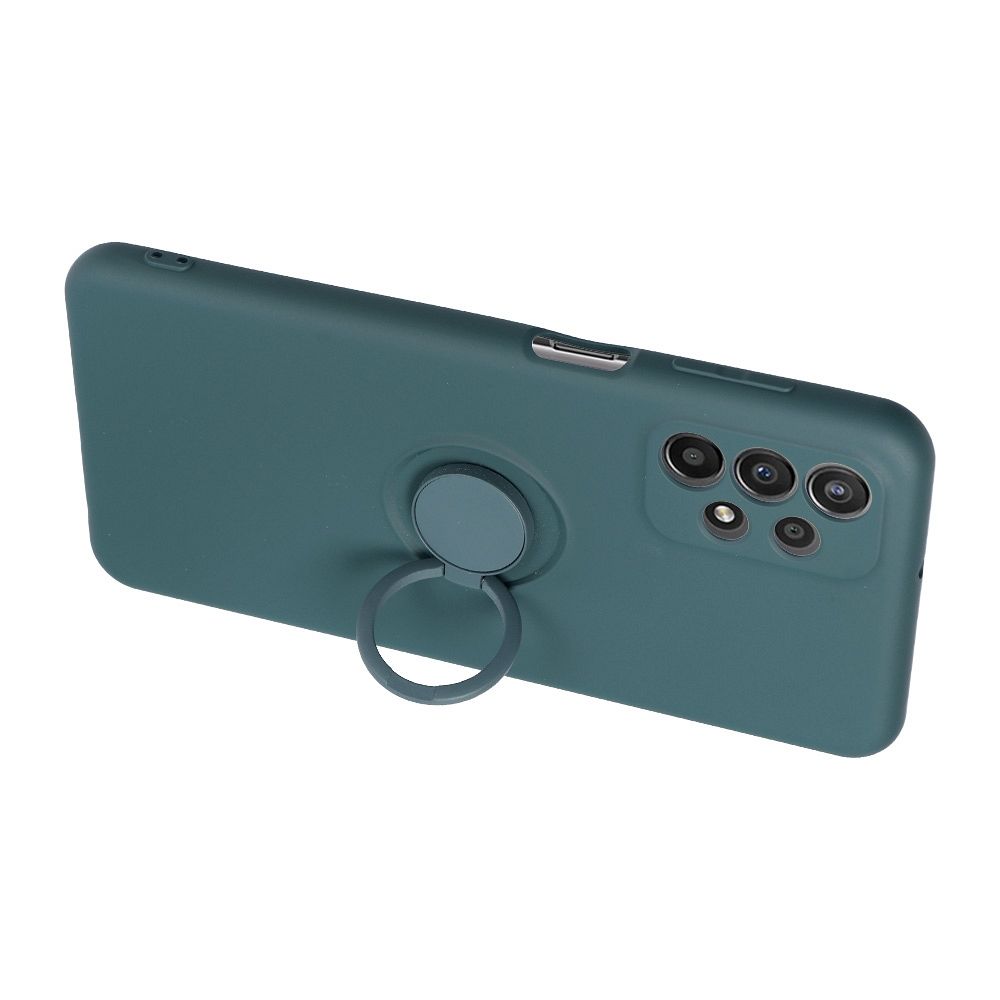 OVITEK ZA SAMSUNG GALAXY A16 4G / 5G HEYCASE SILIKONSKI PRSTAN ZELENI