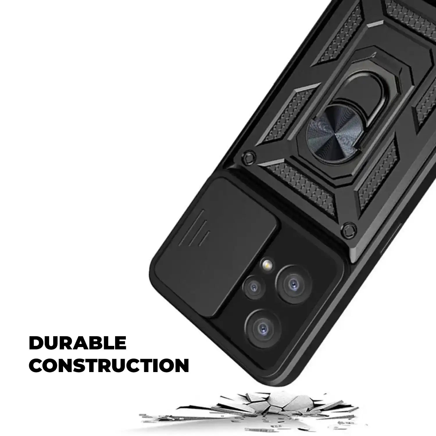 OVITEK ZA SAMSUNG GALAXY A25 5G HEYCASE CAMSHIELD ČRNÝ