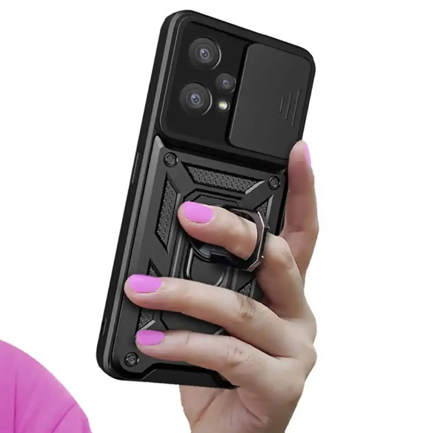 OVITEK ZA SAMSUNG GALAXY A25 5G HEYCASE CAMSHIELD ČRNÝ