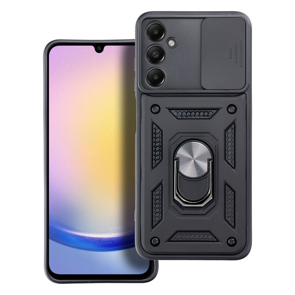 OVITEK ZA SAMSUNG GALAXY A35 5G HEYCASE CAMSHIELD ČRNÝ