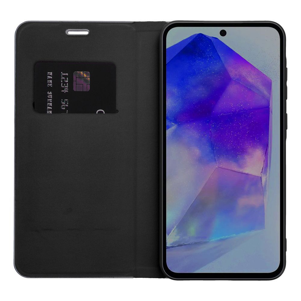 OVITEK ZA SAMSUNG GALAXY A25 5G HEYCASE LUNA WALLET ČRNÝ