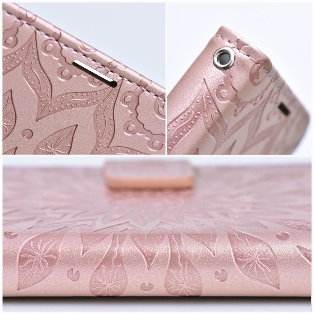 OVITEK ZA SAMSUNG GALAXY A55 5G HEYCASE MAGNET WALLET MANDALA ROSE GOLD