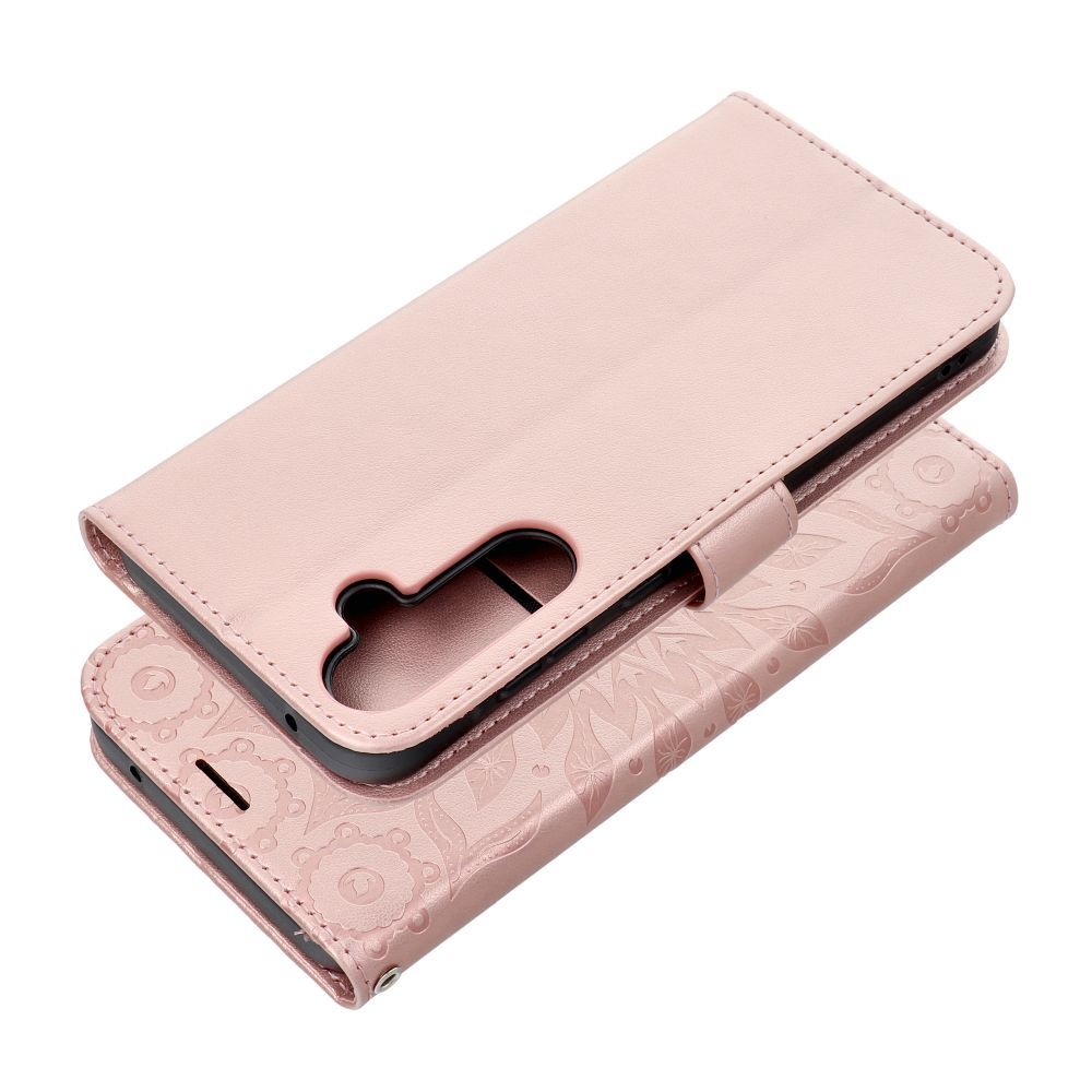 OVITEK ZA SAMSUNG GALAXY A55 5G HEYCASE MAGNET WALLET MANDALA ROSE GOLD