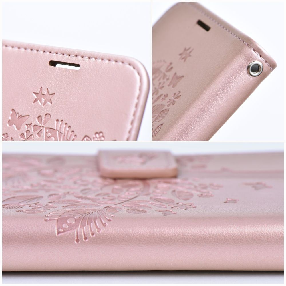 OVITEK ZA SAMSUNG GALAXY A55 5G HEYCASE MAGNET WALLETA LES ROŽE