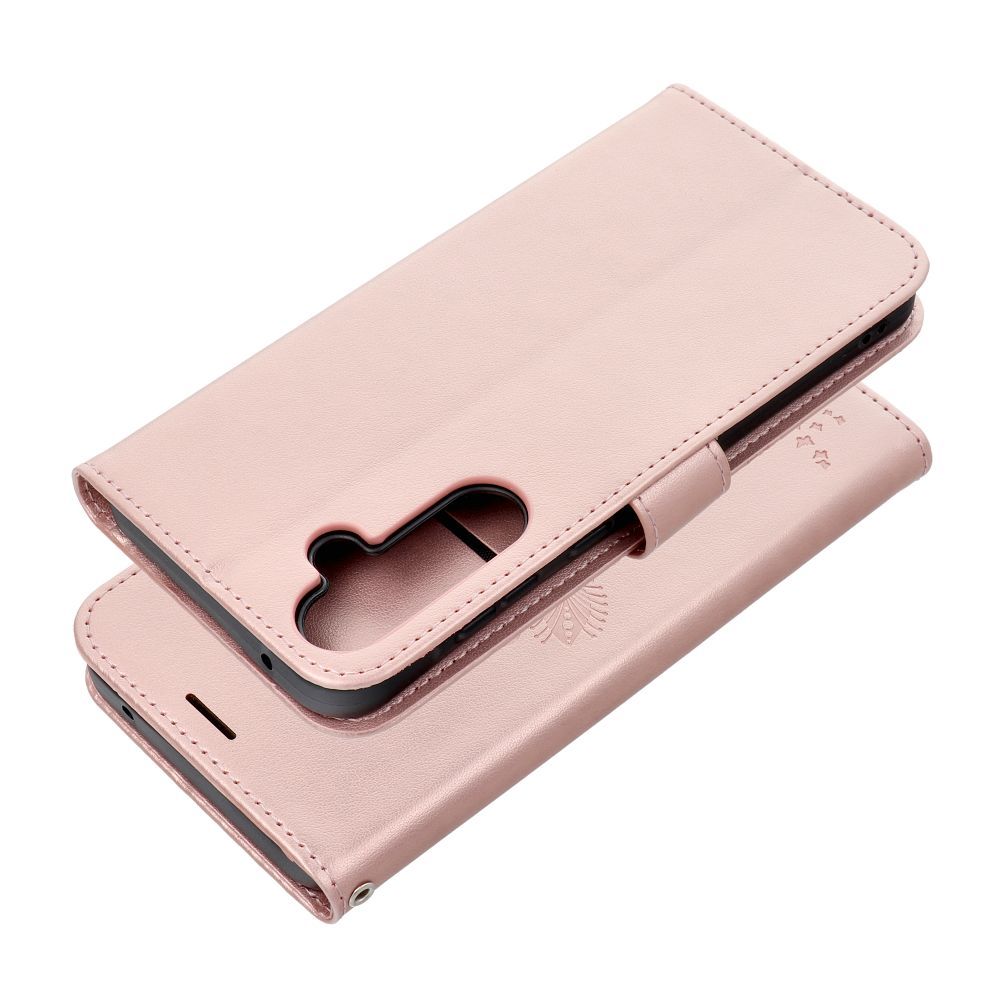OVITEK ZA SAMSUNG GALAXY A55 5G HEYCASE MAGNET WALLETA LES ROŽE