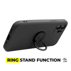 OVITEK ZA IPHONE 7 / 8 / SE 2020 / SE 2022 HEYCASE ICON RING ČRN.