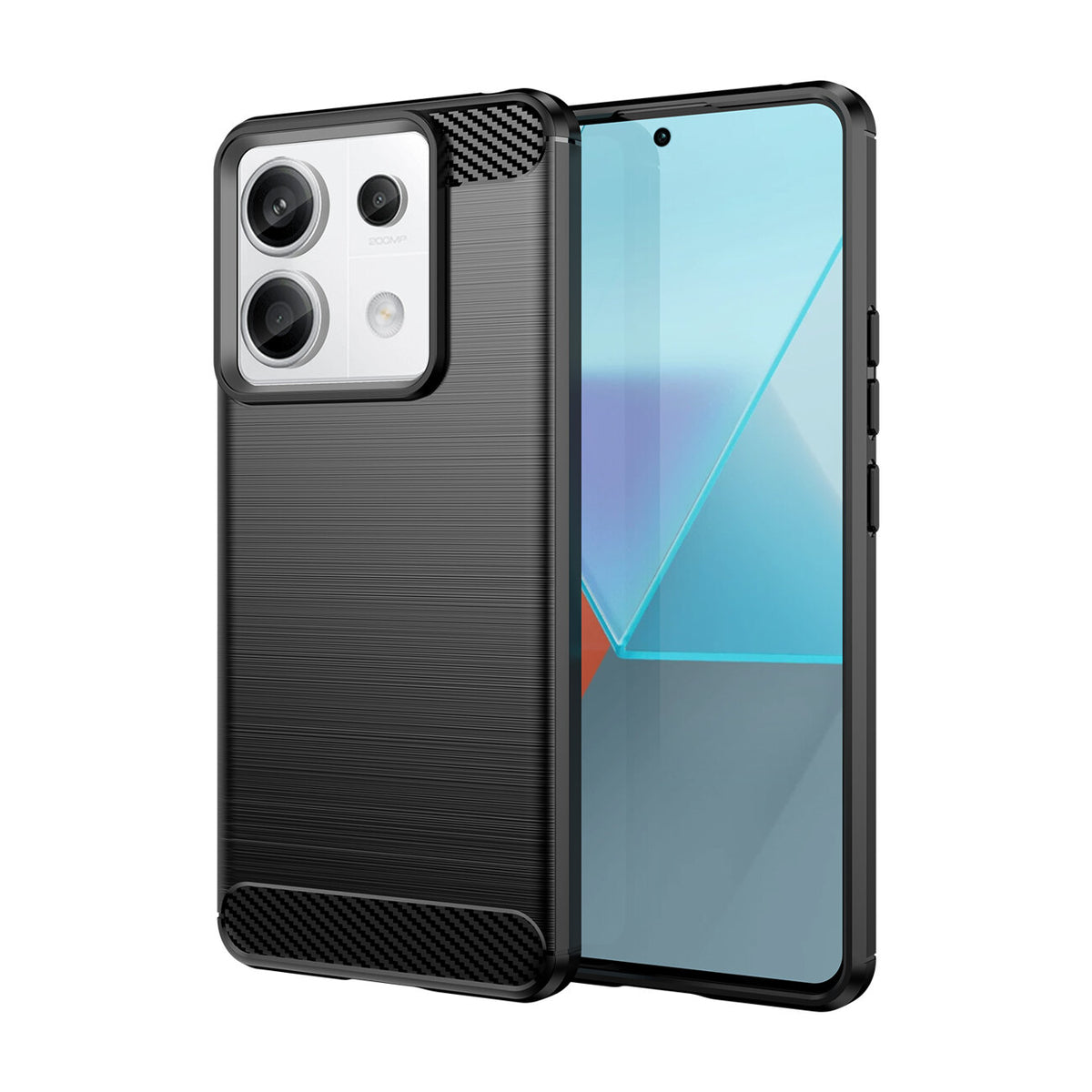 Ovitek HeyCase Carbon Xiaomi Redmi Note 13 Pro Plus Črn
