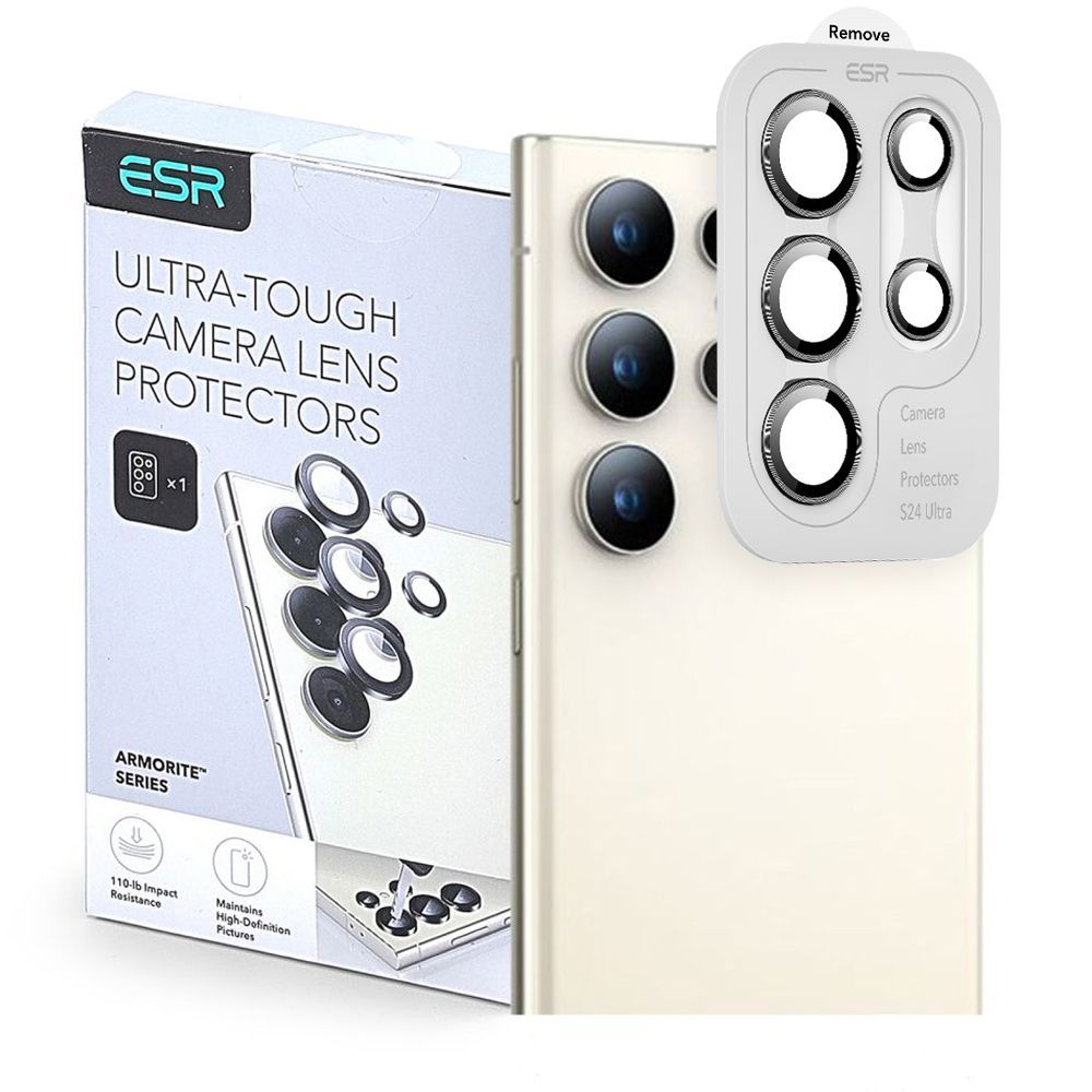 ZAŠČITNO TRDO STEKLO ZA OBJEVNIK FOTOAPARATA ESR ARMORITE CAMERA PROTECTOR GALAXY S25 ULTRA ČRNA