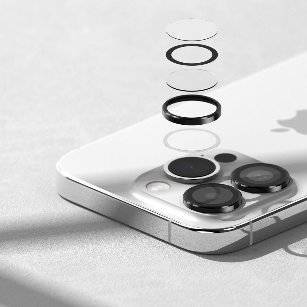 ZAŠČITA FOTOAPARATA RINGKE CAMERA FRAME PROTECTOR IPHONE 15 PRO MAX ČRNA
