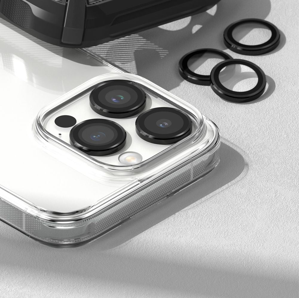 ZAŠČITA FOTOAPARATA RINGKE CAMERA FRAME PROTECTOR IPHONE 15 PRO MAX ČRNA