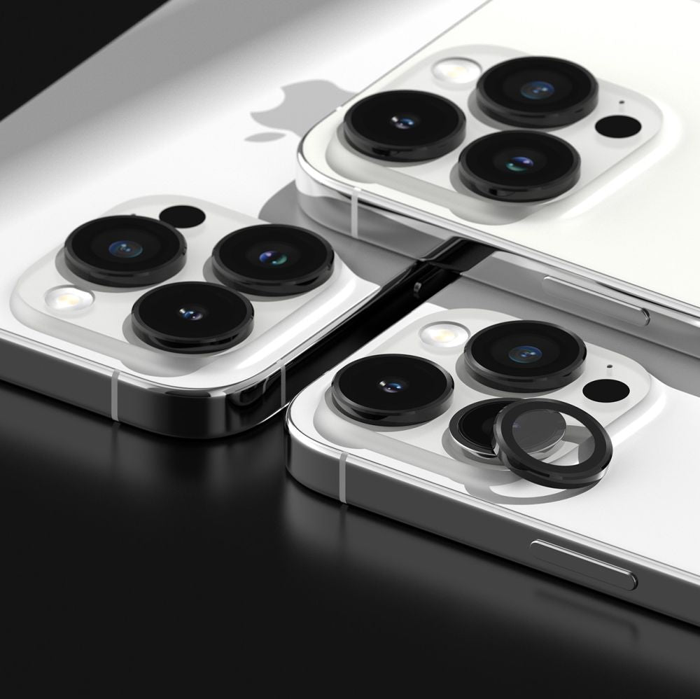ZAŠČITA FOTOAPARATA RINGKE CAMERA FRAME PROTECTOR IPHONE 15 PRO MAX ČRNA