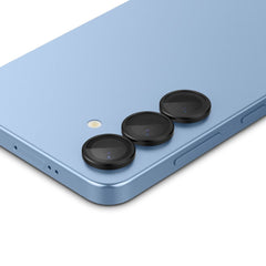 ZAŠČITNO TRDO STEKLO ZA OBJEVNIK FOTOAPARATA SPIGEN OPTIK PRO GLAS.TR "EZ FIT" HD ZAŠČITNIK KAMERE 2-PACK GALAXY S25+ PLUS ČRNA