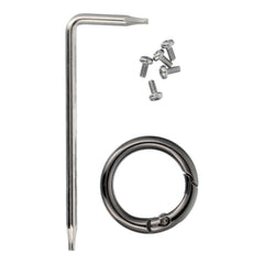 OVITEK ZA AIRTAG HEYCASE PETS DRŽALO ČRNA