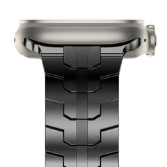 REMENIČEK DOOP STAINLESS LINE APPLE WATCH 6 / 7 / 8 / 9 / 10 / SE / ULTRA 1 / 2 (44 / 45 / 46 / 49 MM) ČRNA