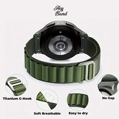 NYLONSKI PAŠ S GARMIN 26MM FENIX 3 / 5X / 3HR / 5X PLUS / 6X / 6X PRO / 7X HEYBAND NYLON PRO ČRNA