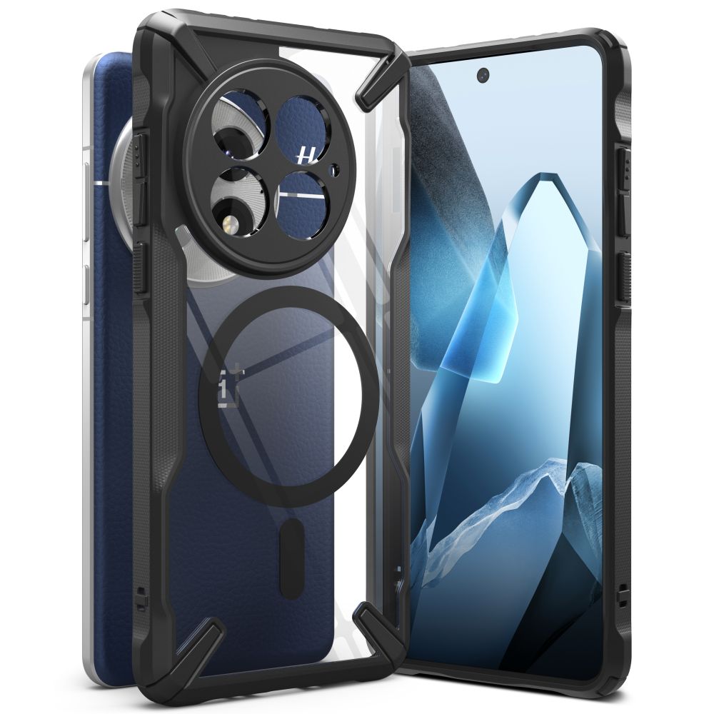 OVITEK RINGKE FUSION X MAGNETIC MAGSAFE ONEPLUS 13 ČRNA