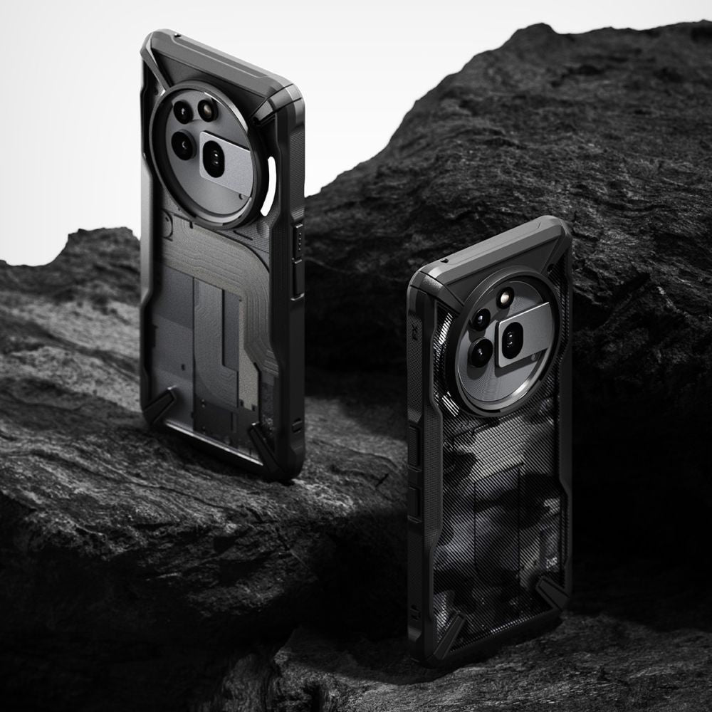 OVITEK RINGKE FUSION X NOTHING PHONE 3A PRO CAMO ČRNA