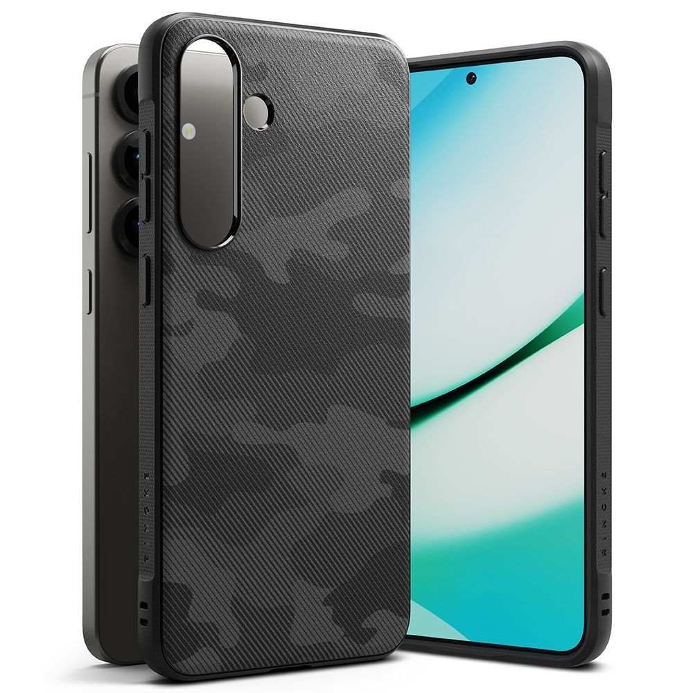 OVITEK RINGKE ONYX GALAXY S25 CAMO ČRN ČRNO