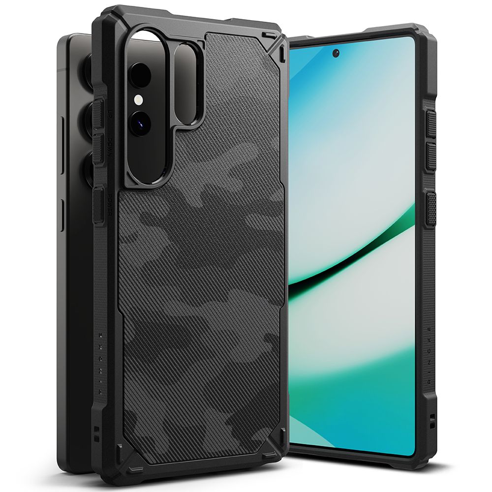 OVITEK RINGKE RUGGED GEAR GALAXY S25 ULTRA CAMO ČRNA